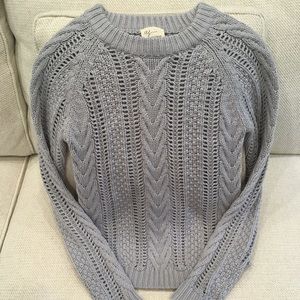 Andrea Jovine Blue Knit Sweater, Size XS, EUC
